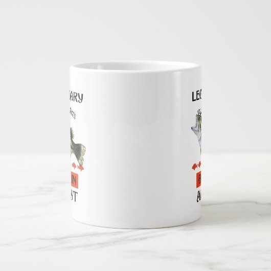 伝説のベースのマスターズ生まれは次の場所に威厳がある ジャンボコーヒーマグカップ (正面)