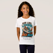 伝説のペースモード レトロランニングシューズアート Tシャツ (正面フル)