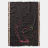 伝説のロックスターのスローケット スローブランケット (正面縦)