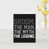 伝説の人の神話を育ておもしろい結婚る カード (黄色い花)