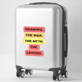 伝説の伝説の男の祖父 シール (スーツケース)