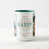 伝説の写真カスタム父の日 マグカップ (中央)