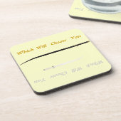 伝説の剣：どちらを選ぶか？ コースター (左側)