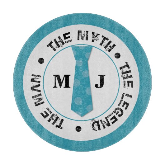 伝説の名前の男の神話パーソナライズされた名 カッティングボード (正面)