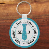 伝説の名前の男の神話パーソナライズされた名 キーホルダー (正面)