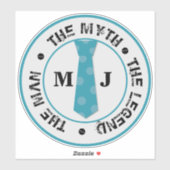 伝説の名前の男の神話パーソナライズされた名 シール (シート)