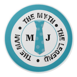 伝説の名前の男の神話パーソナライズされた名 セラミックノブ