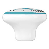 伝説の名前の男の神話パーソナライズされた名 セラミックノブ (側面)