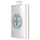 伝説の名前の男の神話パーソナライズされた名 フラスク (左)