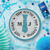 伝説の名前の男の神話パーソナライズされた名 ペーパープレート (パーティー)