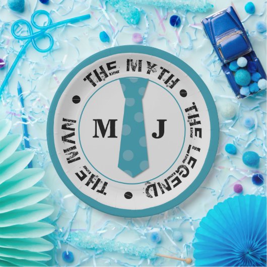 伝説の名前の男の神話パーソナライズされた名 ペーパープレート (パーティー)