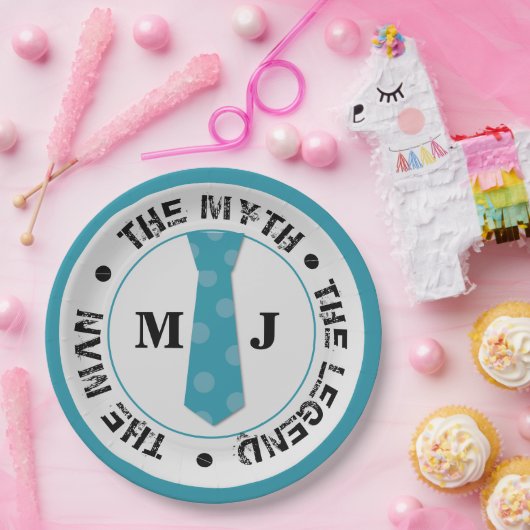 伝説の名前の男の神話パーソナライズされた名 ペーパープレート (パーティー)