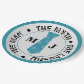 伝説の名前の男の神話パーソナライズされた名 ペーパープレート (アングル)