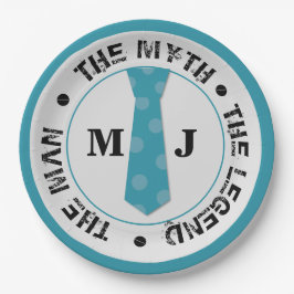 伝説の名前の男の神話パーソナライズされた名 ペーパープレート