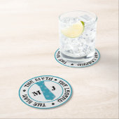 伝説の名前の男の神話パーソナライズされた名 ラウンドペーパーコースター (インサイチュ)