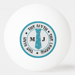 伝説の名前の男の神話パーソナライズされた名 卓球ボール