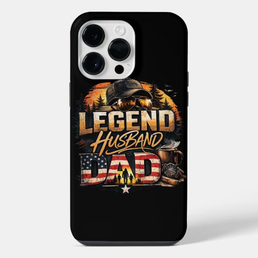 伝説の夫・パパ iPhoneケース (裏面)