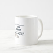 伝説の怠け者スクールマグ コーヒーマグカップ (正面右)