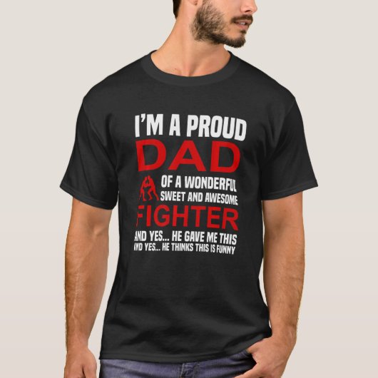 伝説の戦闘機の誇りある父 Tシャツ (正面)