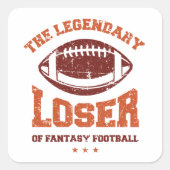 伝説の敗者 スクエアシール (正面)