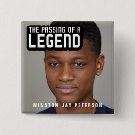 伝説の文字モノのモダン葬儀 缶バッジ