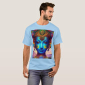 伝説の流れ：ブラマプトラ精神Tシャツ Tシャツ (正面フル)