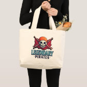 伝説の海賊 ラージトートバッグ (正面(商品))