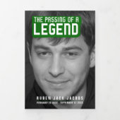 伝説の渡し葬儀サービスグリーン12写真 三つ折りプログラム (カバー)