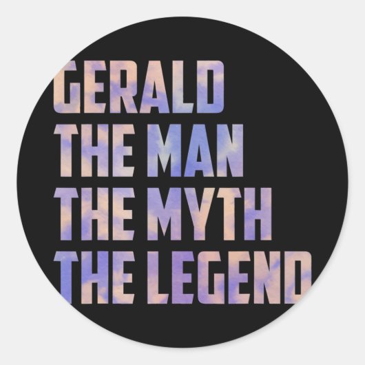 伝説の父の日に男をジェラルド ラウンドシール (正面)