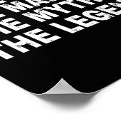 伝説の父の日の贈り物の神話の男 ポスター (角)