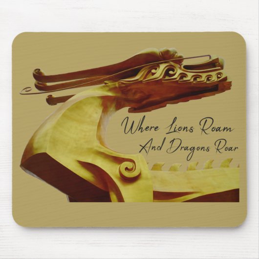 伝説の獣 マウスパッド (正面)