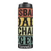 伝説の生活» – 夫のパパ整備士ブラック タンブラー (正面)