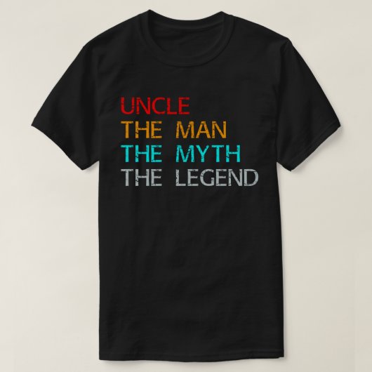 伝説の男の叔父 Tシャツ (デザイン正面)