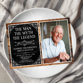 伝説の男の100歳の誕生日 招待状