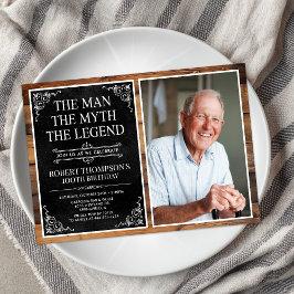伝説の男の100歳の誕生日 招待状