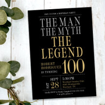 伝説の男の100歳の誕生日