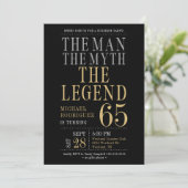 伝説の男の65歳の誕生日おめでとう 招待状 (スタンド正面)