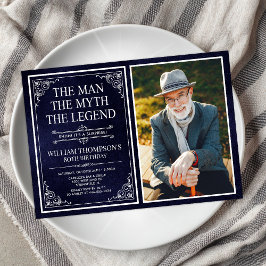 伝説の男の80歳の誕生日サプライズ 招待状