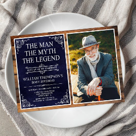 伝説の男の80歳の誕生日 招待状