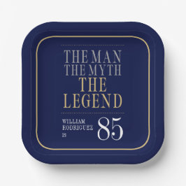 伝説の男の85歳の誕生日 ペーパープレート