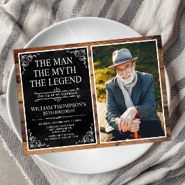 伝説の男の85歳の誕生日 招待状