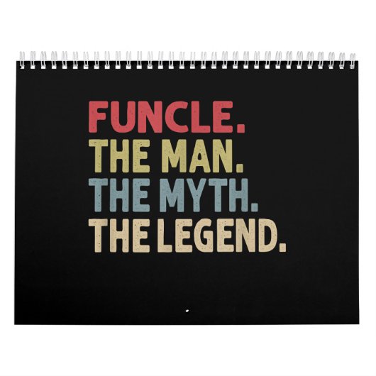 伝説の男を役に立おもしろいつ カレンダー (カバー)