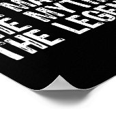 伝説の男クールおもしろい ポスター (角)