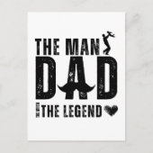 伝説の男パパ父クールの日 ポストカード (正面)