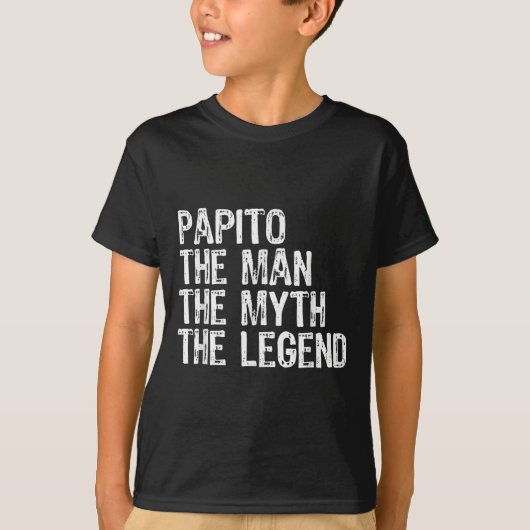 伝説の男パピトクールおもしろい Tシャツ (正面)