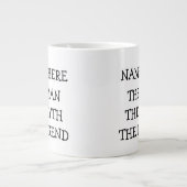 伝説の男パーソナライズされた ジャンボコーヒーマグカップ (正面)