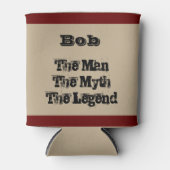 伝説の男パーソナライズされた 缶クーラー (正面)