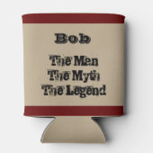 伝説の男パーソナライズされた 缶クーラー (裏面)