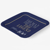 伝説の男100誕生日 ペーパープレート (傾斜あり)