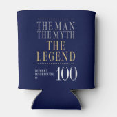 伝説の男100誕生日 缶クーラー (裏面)